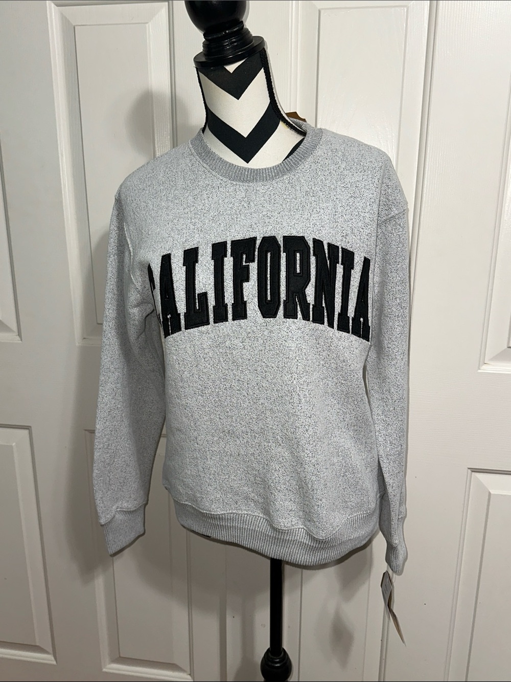 New York Popular Gray "California" Crewneck Sweatshirt